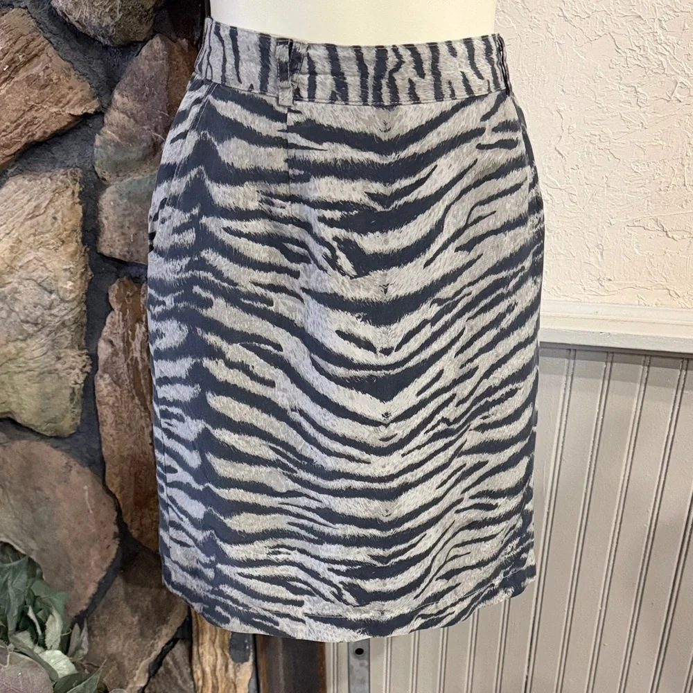 Zebra Print Women's Skirt
